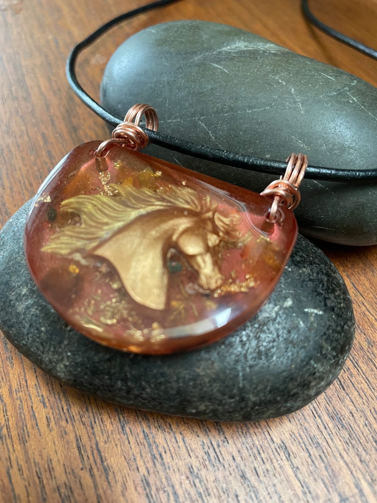 Fire Horse Orgone Pendant - Image 4